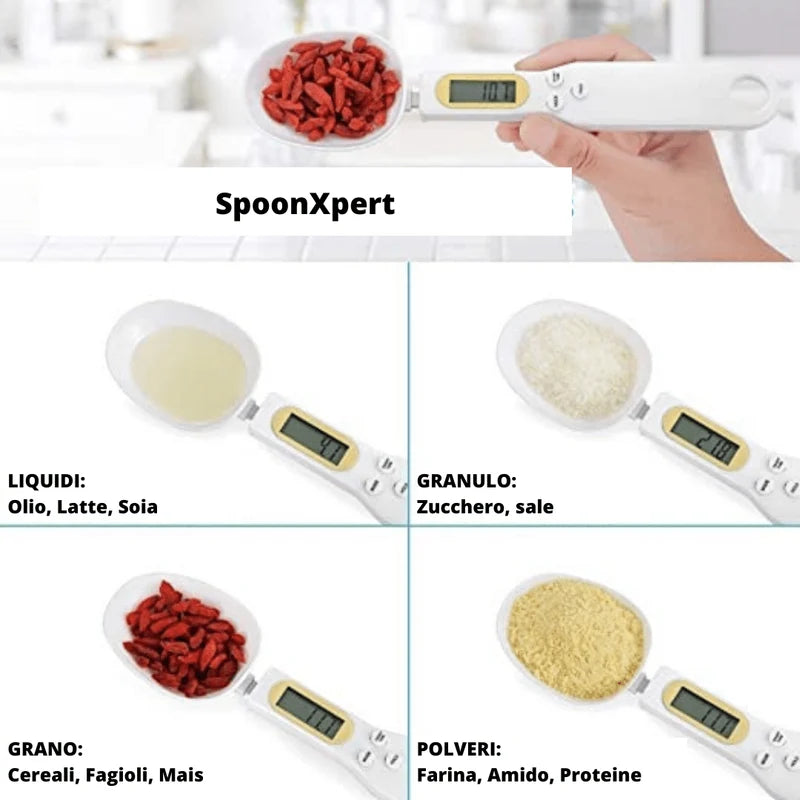 Mini Bilancia da Cucina a Cucchiaio Digitale